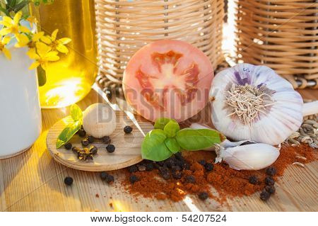 Spices. Cooking. Delicious