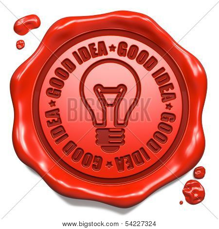 Good Idea - Stamp on Red Wax Seal.
