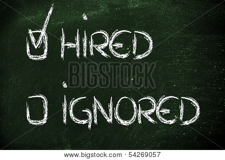 Get Hired, Don't Stay Ignored: Recruitment Process Outcome