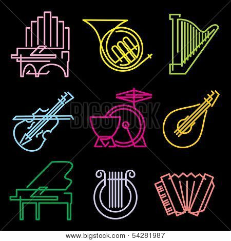 symbols musical instruments