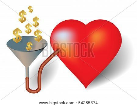 Dollar Heart