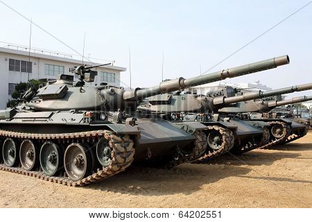Japanese military tank