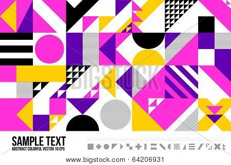 Abstract Geometric Triangle Pattern. Background , Cover , Layout , Magazine, Brochure , Poster , Web