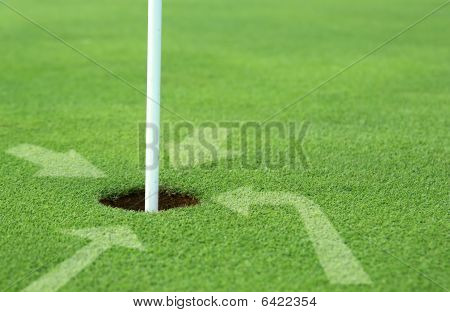 Hulp en bijstand Golf Hole