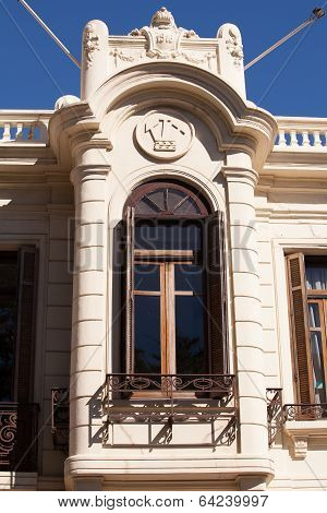Montevideo Window and Balcony, 1916