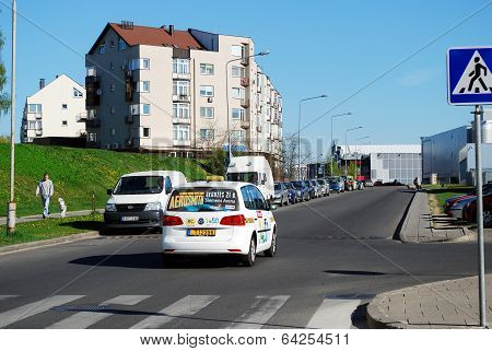 Vilnius Baltrusaicio Street At Pasilaiciai On April 26, 2014