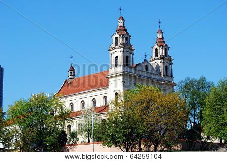 Church Of St. Raphael The Archangel In Vilnius