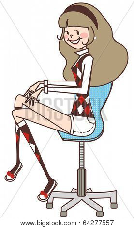 pretty girl crosslegs