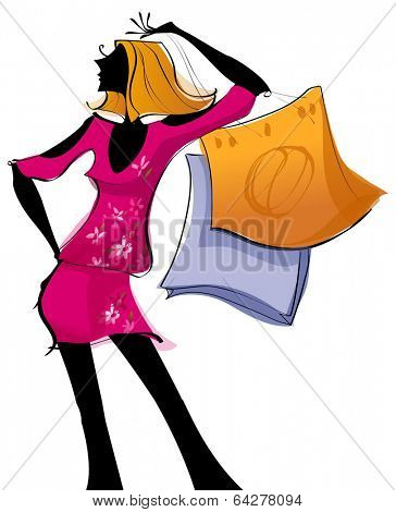 sexy career woman dance