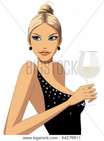 fashionable city woman
