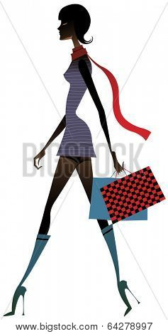 sexy fashionable woman