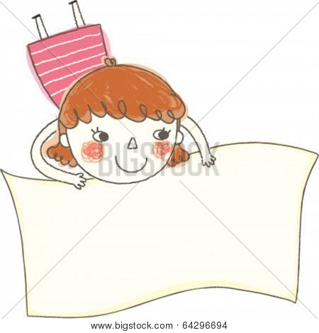 side view of girl lying