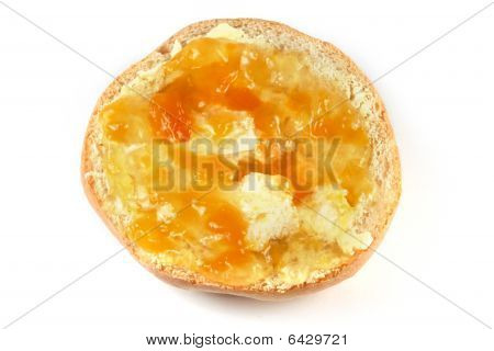 Bread With Peach Jam