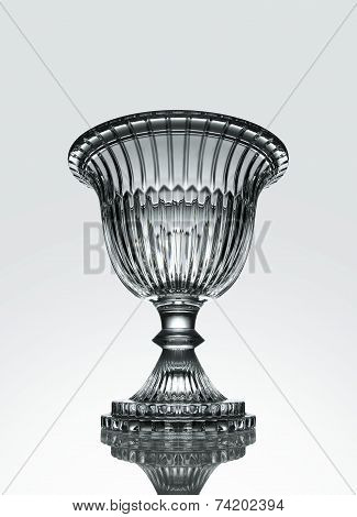 Glass sugar bowl