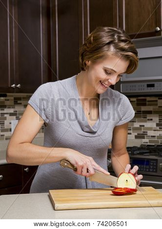 Woman With Apples