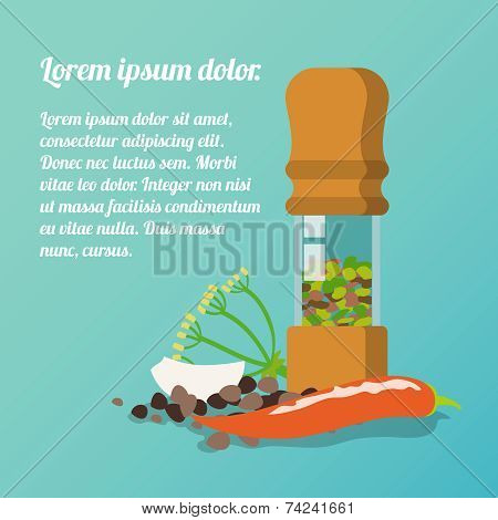 Pepper mill poster
