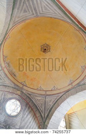 Ceiling Of Shallow Mosque In Khan's Palace, Crimea