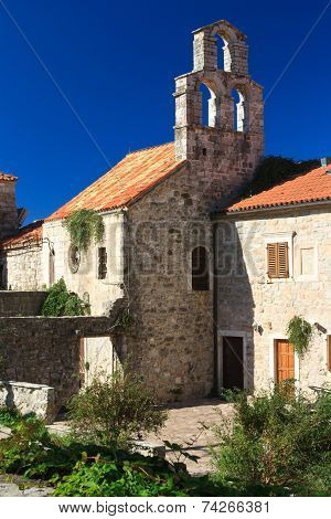 Old Small Church In Budva, Montenegro