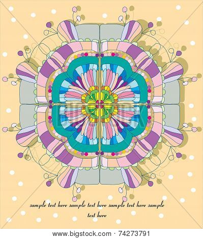Geometric flower