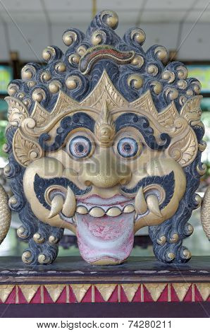 Ogre decoration in Yogyakarta Sultanate Palace