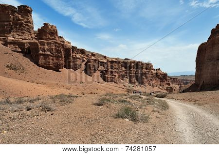 Valley Of Castles In Sharyn Canyon