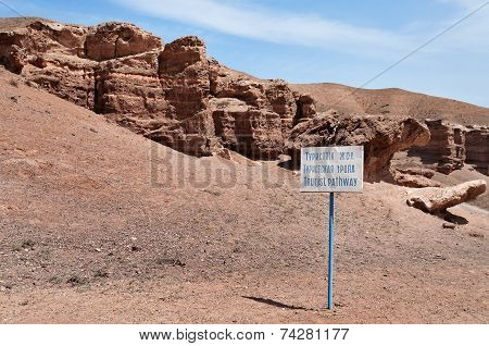 Valley Of Castles In Sharyn Canyon