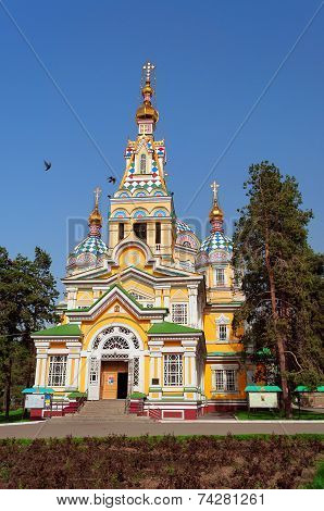 Ascension Cathedral In Almaty