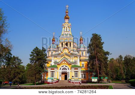 Ascension Cathedral In Almaty