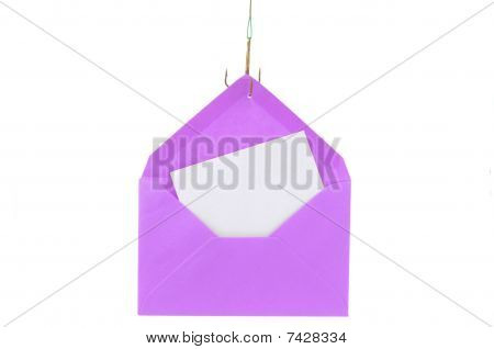 Varsel hængende på krog