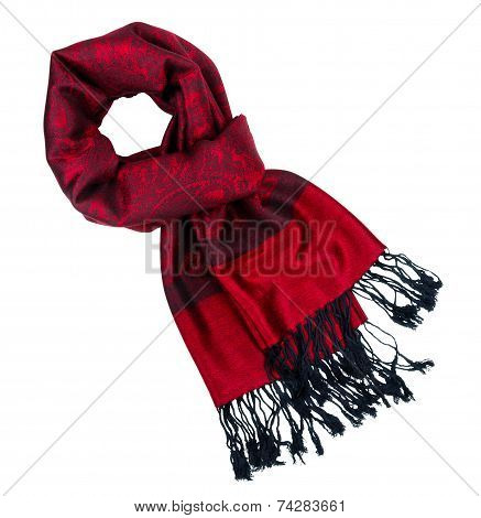 Paisley Pattern Cashmere Scarf