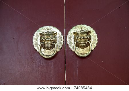 Ancient Chinese Architecture Copper Door Knocker