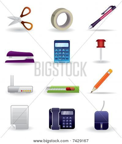 Ikon biurowych i biznesowych