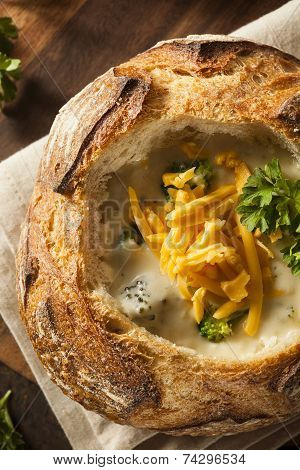 Homemade Broccoli And Cheddar Soup