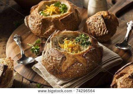 Homemade Broccoli And Cheddar Soup