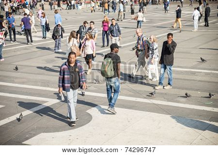 People In Milan