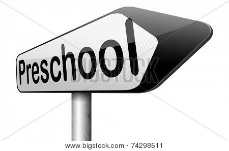 preschool education kindergarten nursery school or playgroup 