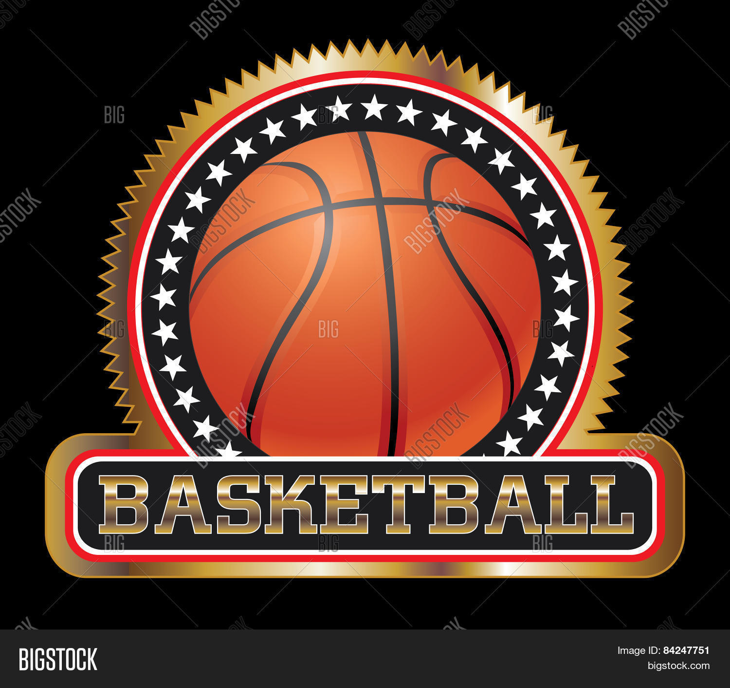 Basketball Seal Vector & Photo (Free Trial) Bigstock