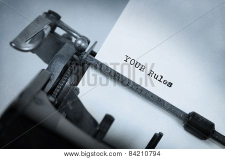 Vintage Typewriter