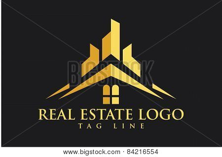 Vector Logo Real Estate Construction
