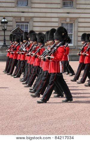 Guard change in Buckingham Palace