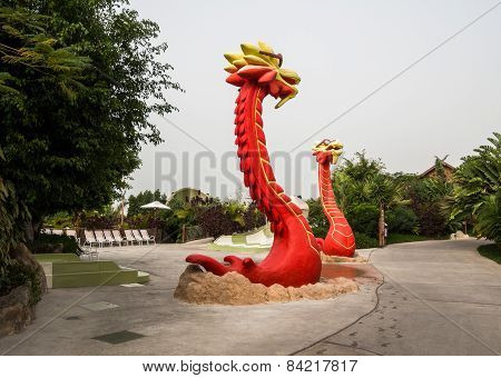 Inside of Siam Park in Tenerife