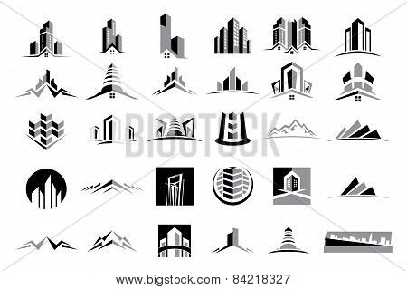 Vector Logo Real Estate Construction
