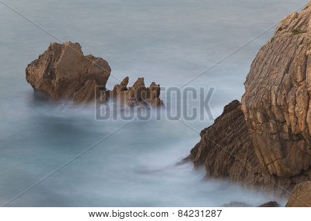 Sea In Liencres, Cantabria, Spain