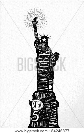 New York City Vintage Illustration