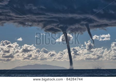 Tornados Over The Mediterranean Sea
