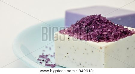 Мыло с соль для ванны