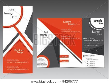 Red Tri Fold Brochure