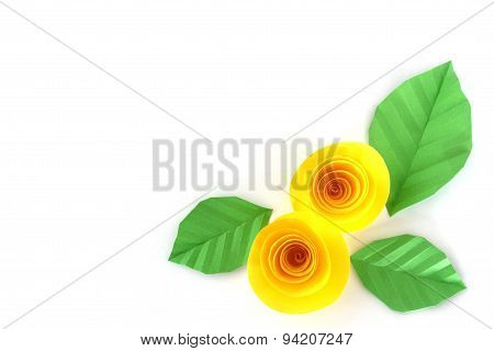 paper roses