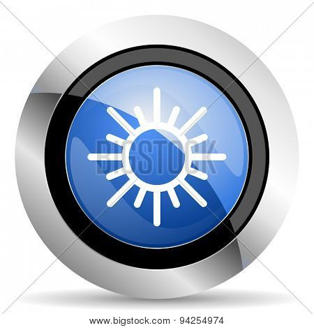 sun icon waether forecast sign original modern design for web and mobile app on white background
