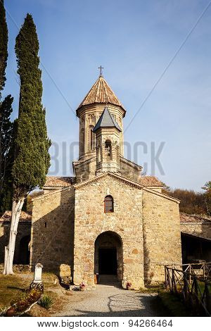 Ikalto Monastery In Kakheti Region, Georgia